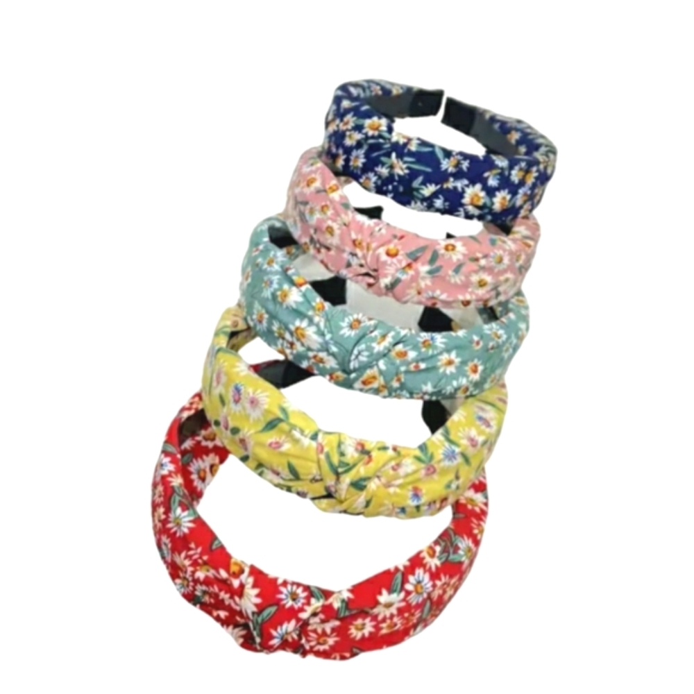 NEW 5-Pc Floral Print Women's Headbands